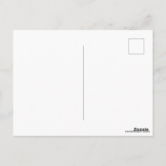 ソロバイクパーキングアムステルダムブラックアンドホワイト ポストカード (裏面)