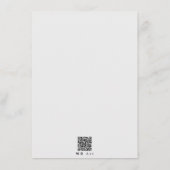 ソロピンクのクリスマスツリーとゴールデンスター エンクロージャーカード (裏面)