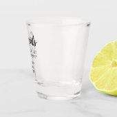 ソロフライトのおめでとう – カスタマイズ可能なショットグラス ショットグラス (右)