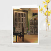 ソロポンメリーマリークリエイティブデザイン カード (黄色い花)