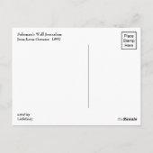 ソロマンズウォールエルサレムJean-Leon Gerome ポストカード (裏面)