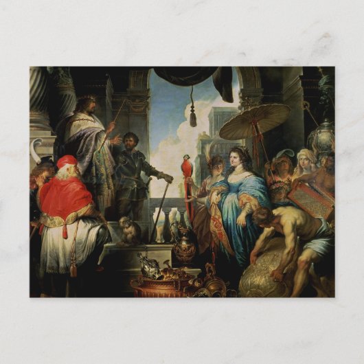 ソロモンとシェバの女王 ポストカード (正面)