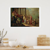 ソロモンとシバの女王、またはAの前のエステル ポスター (キッチン)