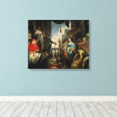 ソロモンとシバの女王 キャンバスプリント (インサイチュ (ウッドフロア))