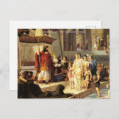 ソロモンとシーバの女王 – ジョバンニ・デ・ミン ポストカード (正面/裏面)