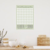 ソロモンのポスタ結婚ーの歌 – あなたの色を選択 ポスター (キッチン)