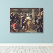 ソロモンの前のシバの女王 キャンバスプリント (インサイチュ (ウッドフロア))