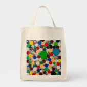 ソロモンの喜び:ボトルキャップアートデザイナートート トートバッグ (正面)