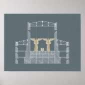 ソロモンの寺院 青 ホーリーズ ホリィズ ムツィオン Ci ポスター (正面)