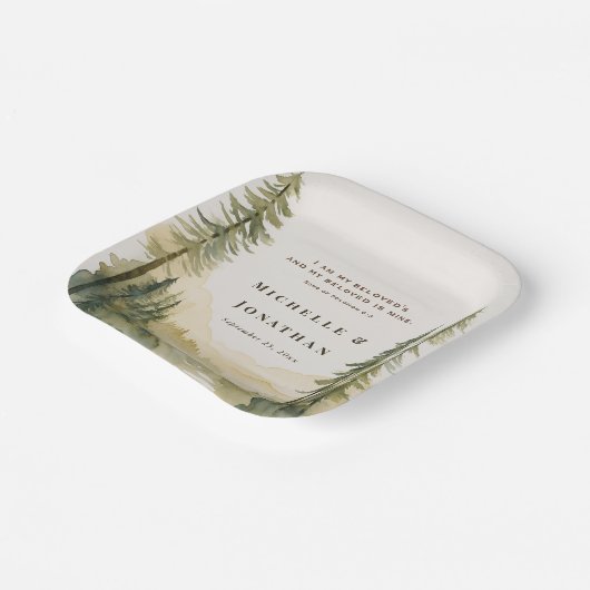 ソロモンの歌わたしは愛する聖書の結婚歌 ペーパープレート (傾斜あり)