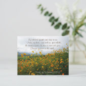 ソロモンの歌2:10わたしの愛を起こ来せよ ポストカード (スタンド正面)