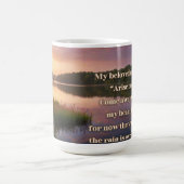 ソロモンの歌2:10-11 "私と一緒来に遠くに"マググ コーヒーマグカップ (中央)