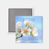 ソロモンの歌2:11-12a花が現れる マグネット (正面/裏面)