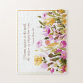 ソロモンの歌2:12花は地上に現れる ジグソーパズル (縦)