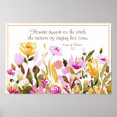 ソロモンの歌2:12花は地上に現れる ポスター (正面)