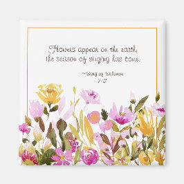 ソロモンの歌2:12花は地上に現れる マグネット