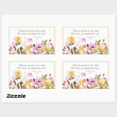 ソロモンの歌2:12花は地上に現れる 長方形シール (シート)