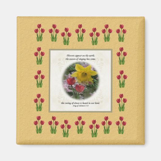 ソロモンの歌2:12 マグネット (正面)