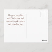 ソロモンの歌2:12 地に花が咲く ポストカード (裏面)