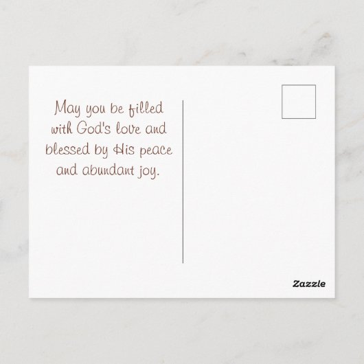 ソロモンの歌2:12 地に花が咲く ポストカード (裏面)