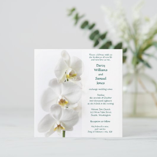 ソロモンの歌2:16a愛する者は私の結婚歌 招待状 (スタンド正面)