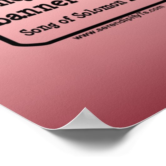 ソロモンの歌2:4 ポスター (角)