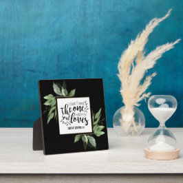 ソロモンの歌3:4わたしはひとりの歌を見つけ結婚た フォトプラーク