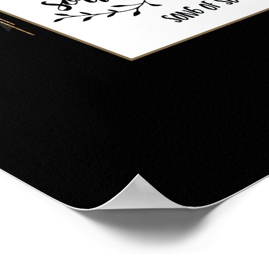 ソロモンの歌3:4わたしはひとりの歌を見つけ結婚た ポスター (角)