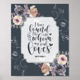 ソロモンの歌3:4わたしは一つのフローラを見つけた ポスター