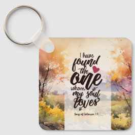 ソロモンの歌3:4わたしは一つの聖書を見つけた キーホルダー