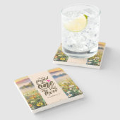 ソロモンの歌3:4わたしは一つの聖書を見つけた ストーンコースター (横)