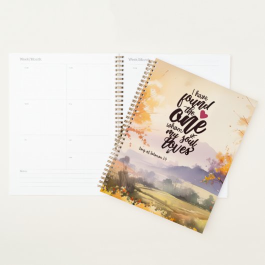 ソロモンの歌3:4わたしは一つの聖書を見つけた プランナー手帳 (ディスプレー)