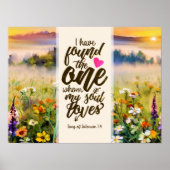 ソロモンの歌3:4わたしは一つの聖書を見つけた ポスター (正面)