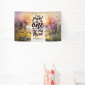 ソロモンの歌3:4わたしは一つの聖書を見つけた 横断幕 (インサイチュ)