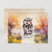 ソロモンの歌3:4私は聖書の一つのカードを見つけた (正面/裏面)