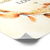 ソロモンの歌3:4秋のエレガントフローラ聖書 ポスター (角)