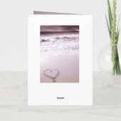 ソロモンの歌3:4 ビーブル オーシャンビーチ ウェディング カード (裏面)