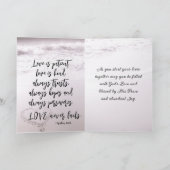 ソロモンの歌3:4 ビーブル オーシャンビーチ ウェディング カード (内部)