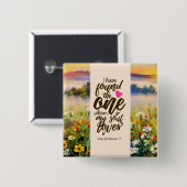 ソロモンの歌3:4 私は唯一の聖書を見つけた 缶バッジ (正面&裏面)