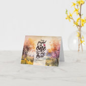 ソロモンの歌3:4 私は聖書を見つけた カード (黄色い花)