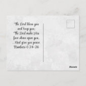 ソロモンの歌3:4 私は花を見つけた ポストカード (裏面)