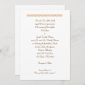 ソロモンの歌5:16 『これは私の愛する人、私の... 招待状 (正面/裏面)