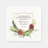 ソロモンの歌6:3わたしは愛する者の歌結婚である スタンダードカクテルナプキン (正面)