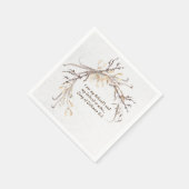 ソロモンの歌6:3私は愛する者の… スタンダードカクテルナプキン (角)