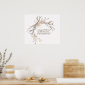 ソロモンの歌6:3私は愛する者の… ポスター (キッチン)