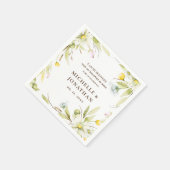 ソロモンの歌6:3聖書の野花結婚の スタンダードカクテルナプキン (角)