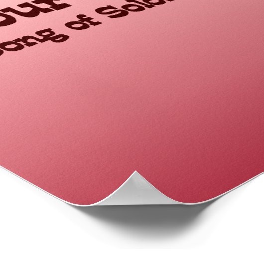 ソロモンの歌8:6 ポスター (角)