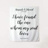 ソロモンの歌 ウェディング フォト バックドロップ バナー タペストリー (正面)