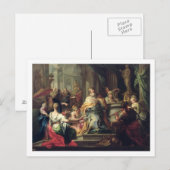 ソロモンの統一c.1735 (キャンバス上の油) ポストカード (正面/裏面)