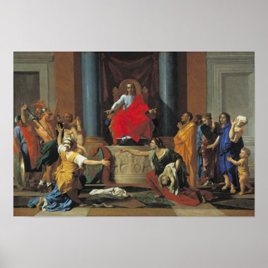 ソロモンの裁き， 1649 ポスター (正面)